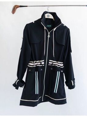 Fore All Windsor Rain Jacket Black Size Large